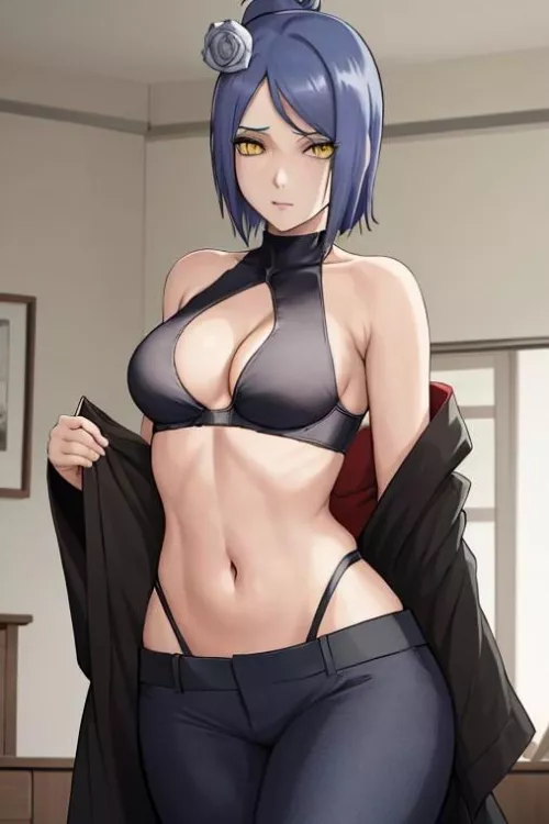 Konan slaying look (Naruto)