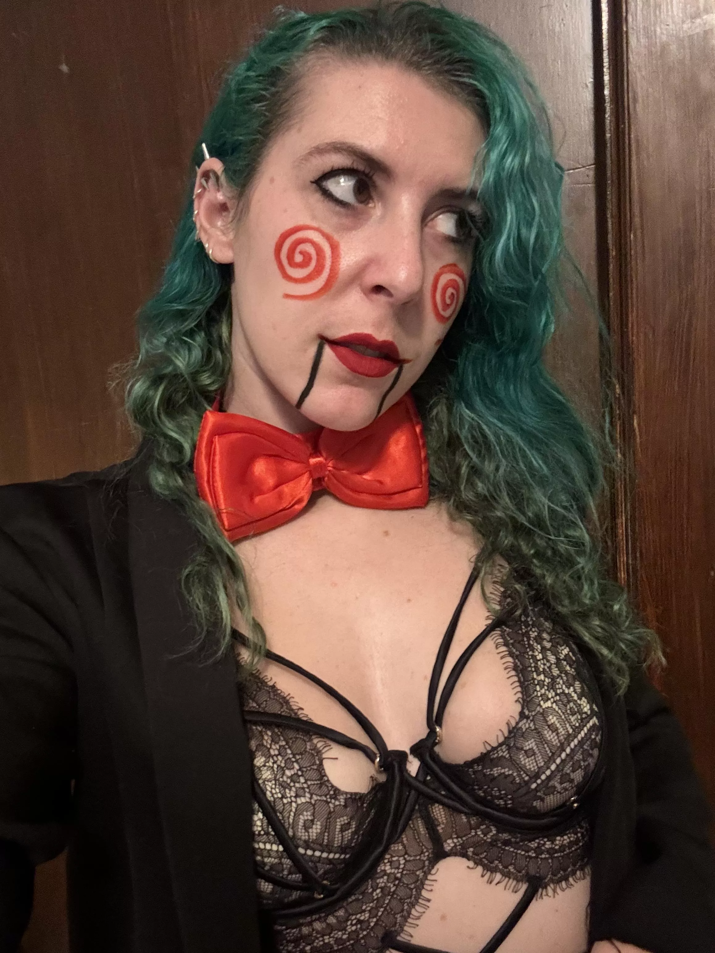 Lacy Halloween tiddies