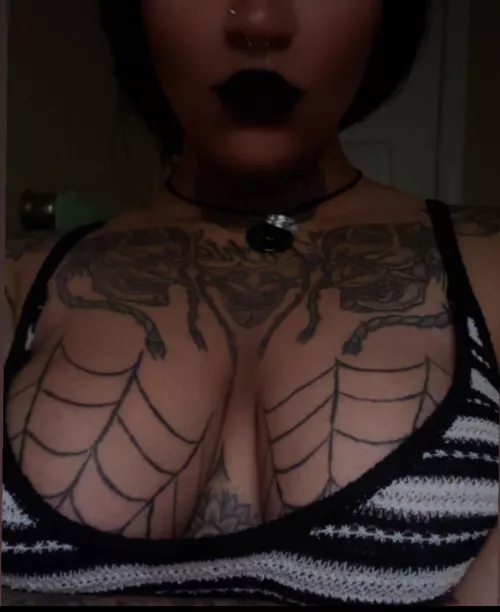 Latina Goth with a Huge Rack