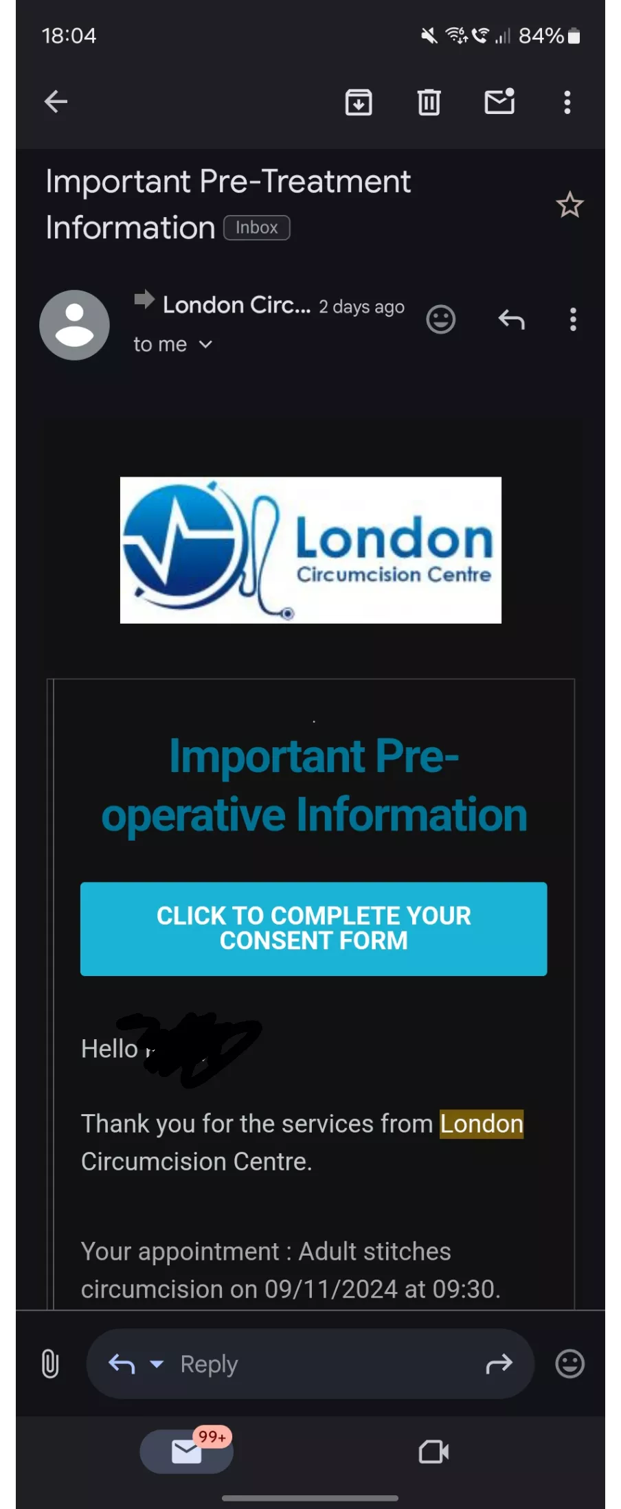 London Circumcision Centre?