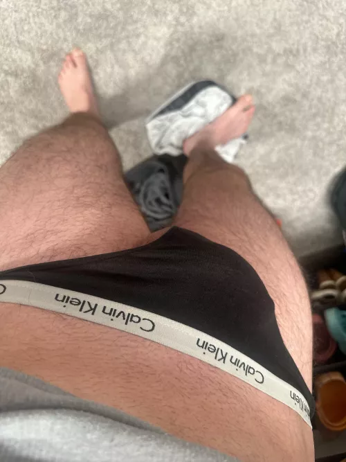 Love slipping into the wife’s panties when alone 