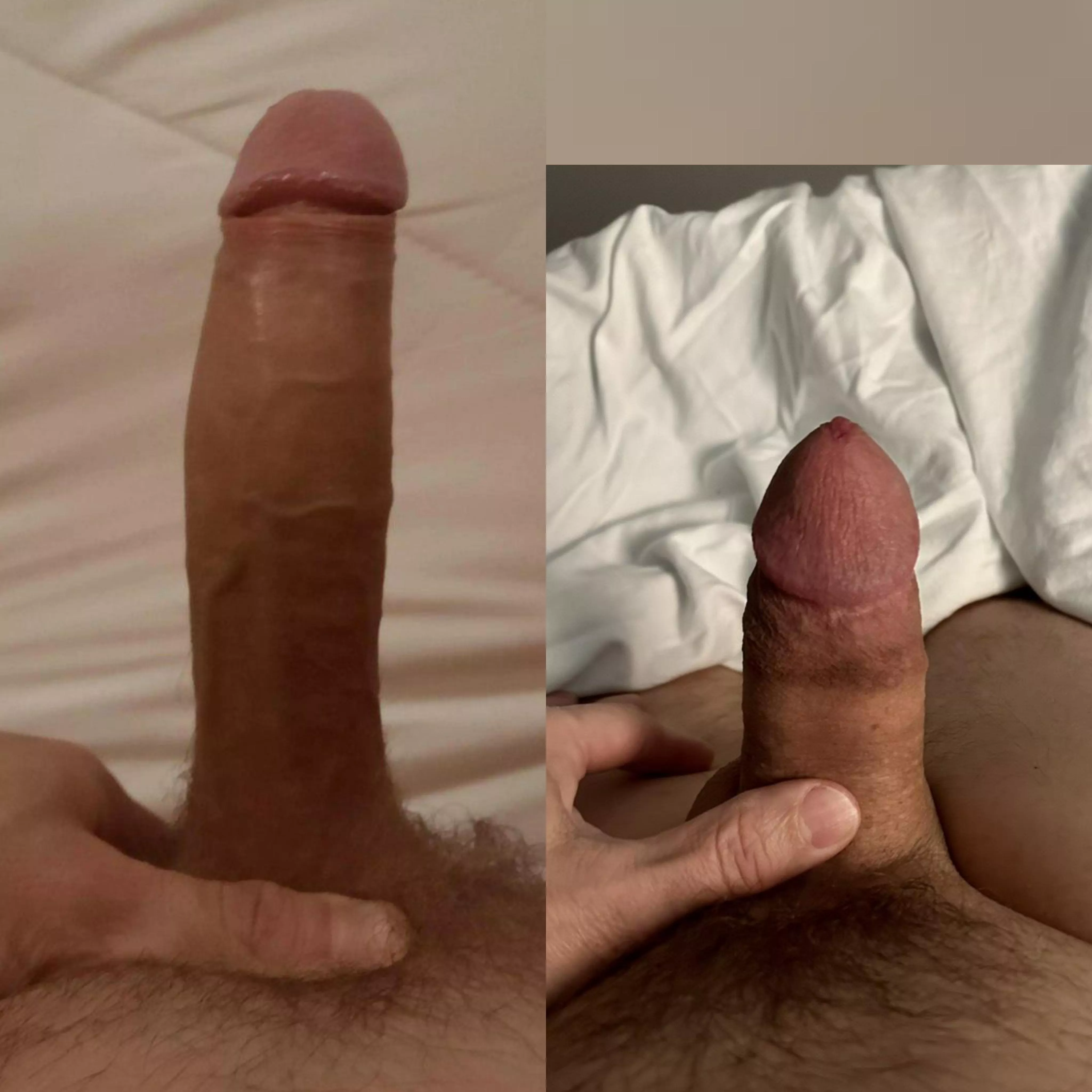 Me(left) vs. u/Different_Effect_268 compared 😁 You can really see the.. difference