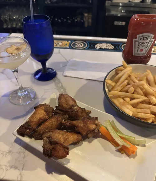 Mommy’s drink and food came up to $58, including the tip. 