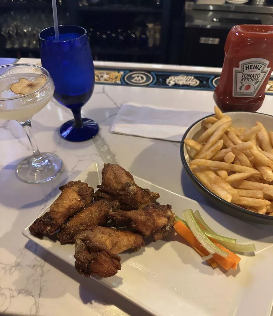 Mommy’s drink and food came up to $58, including the tip. 