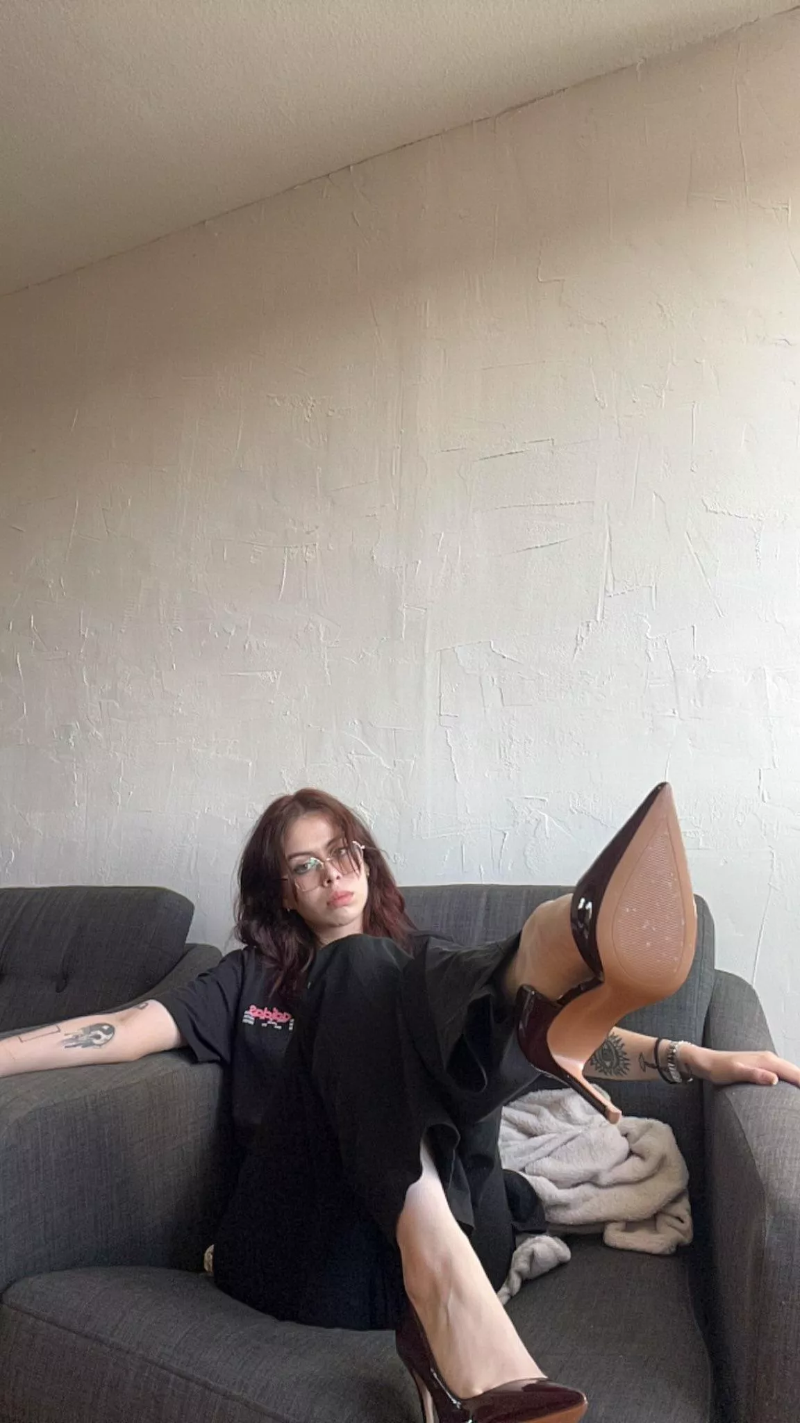 My heels in your throat 