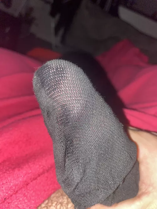 My MIL’S damp sock over my cock🧀🧀💦