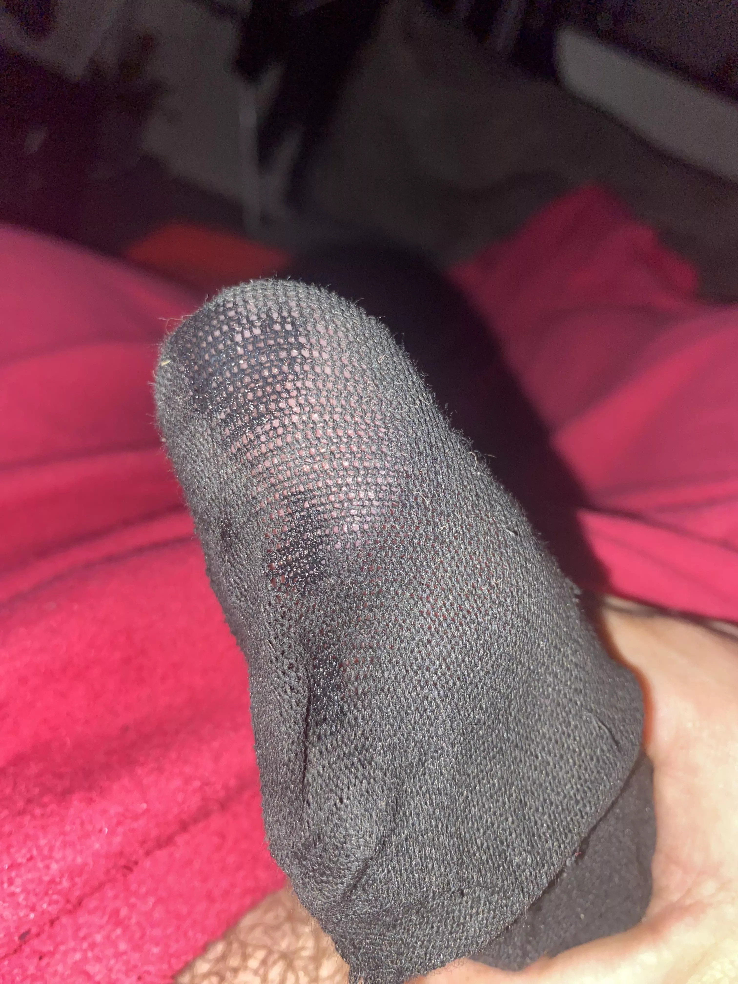 My MIL’S damp sock over my cock🧀🧀💦