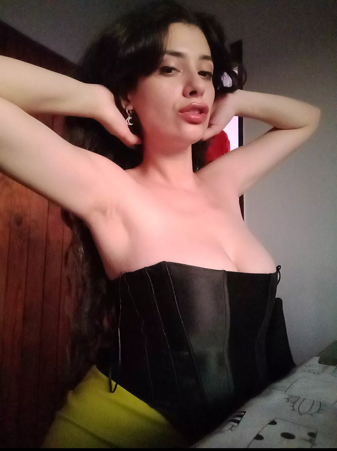 My satin corset 