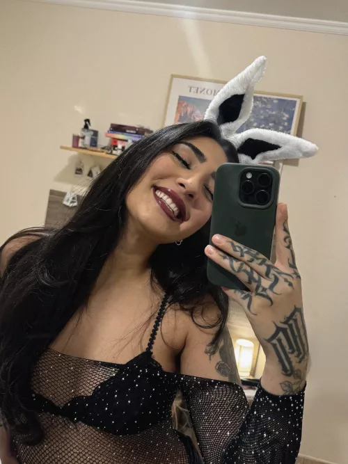 Not just any-bunny can look this good. Happy Halloween! Let's get the fun started tonight