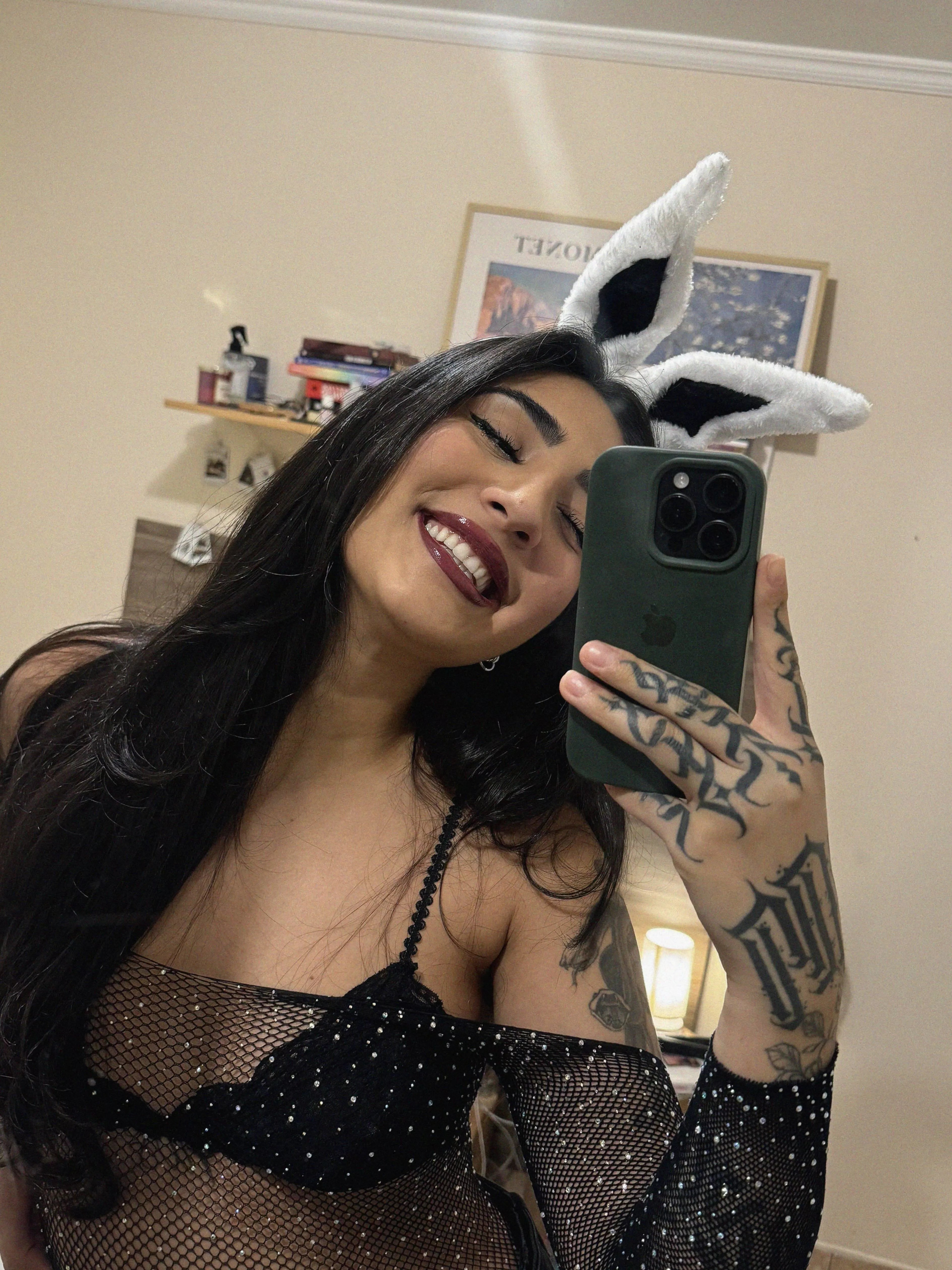 Not just any-bunny can look this good. Happy Halloween! Let's get the fun started tonight