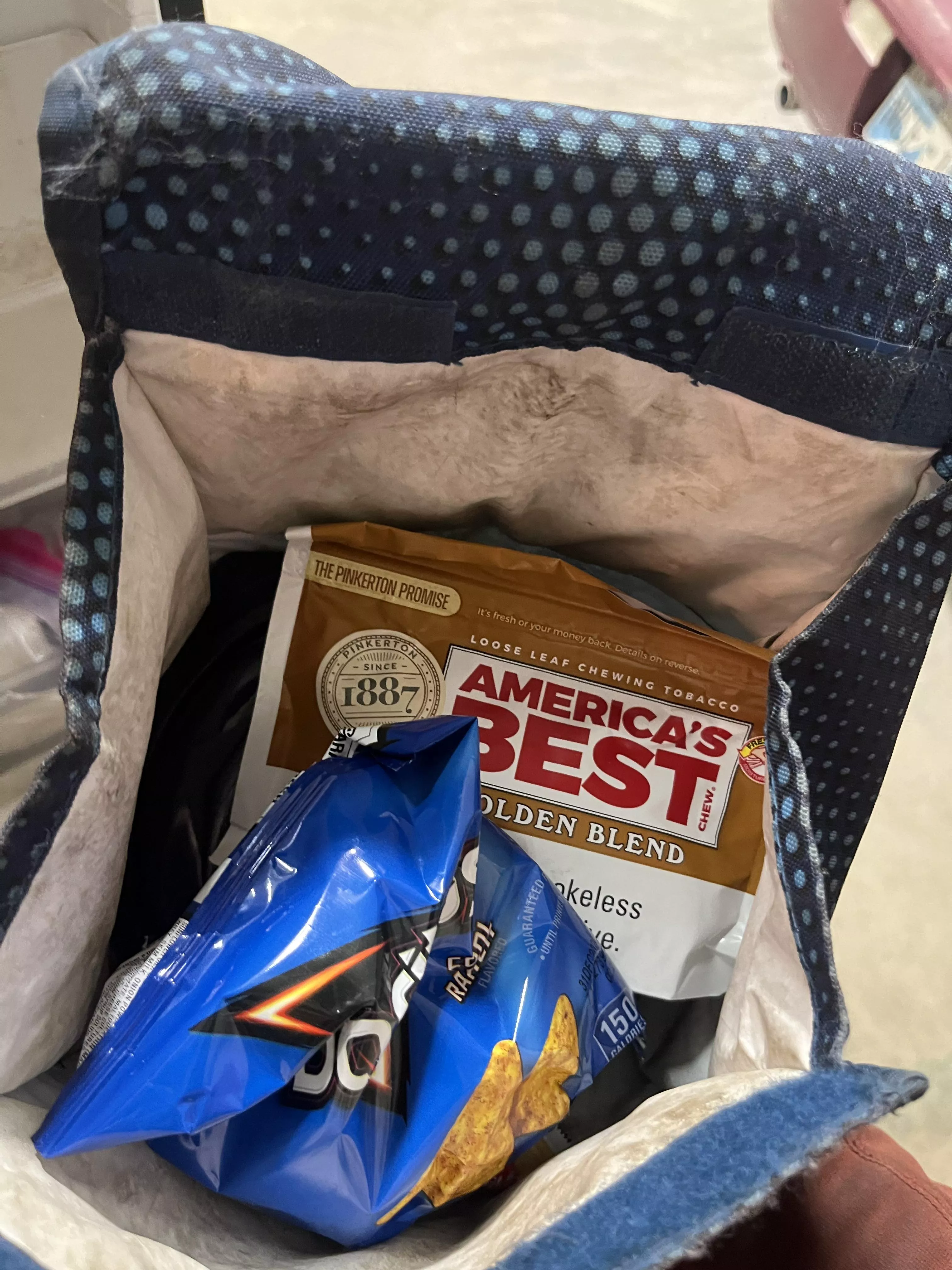 Ole lady sure knows how to pack a lunch