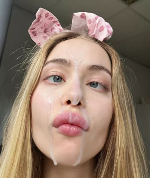 selfies with semen on your face instead 