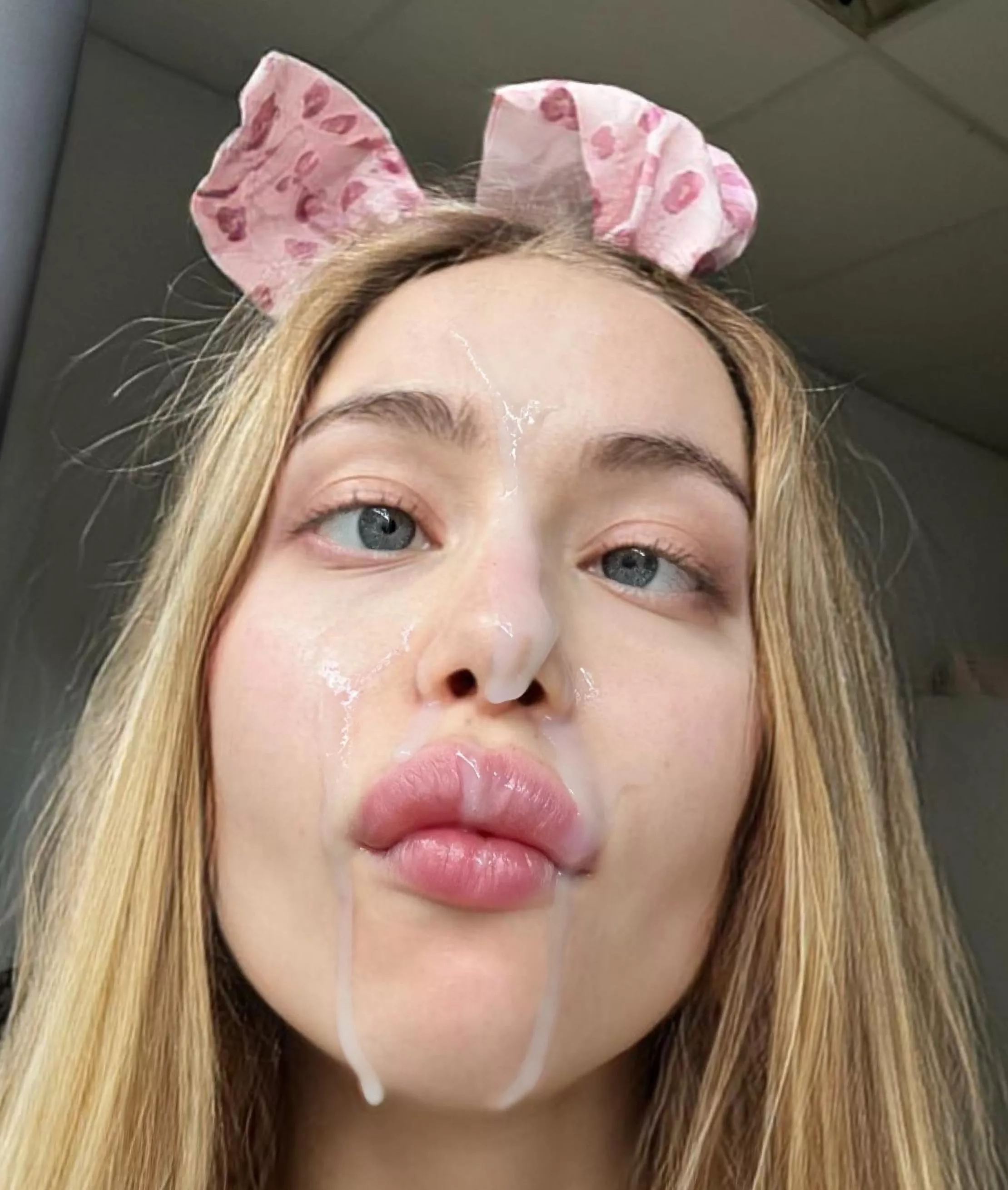 selfies with semen on your face instead 