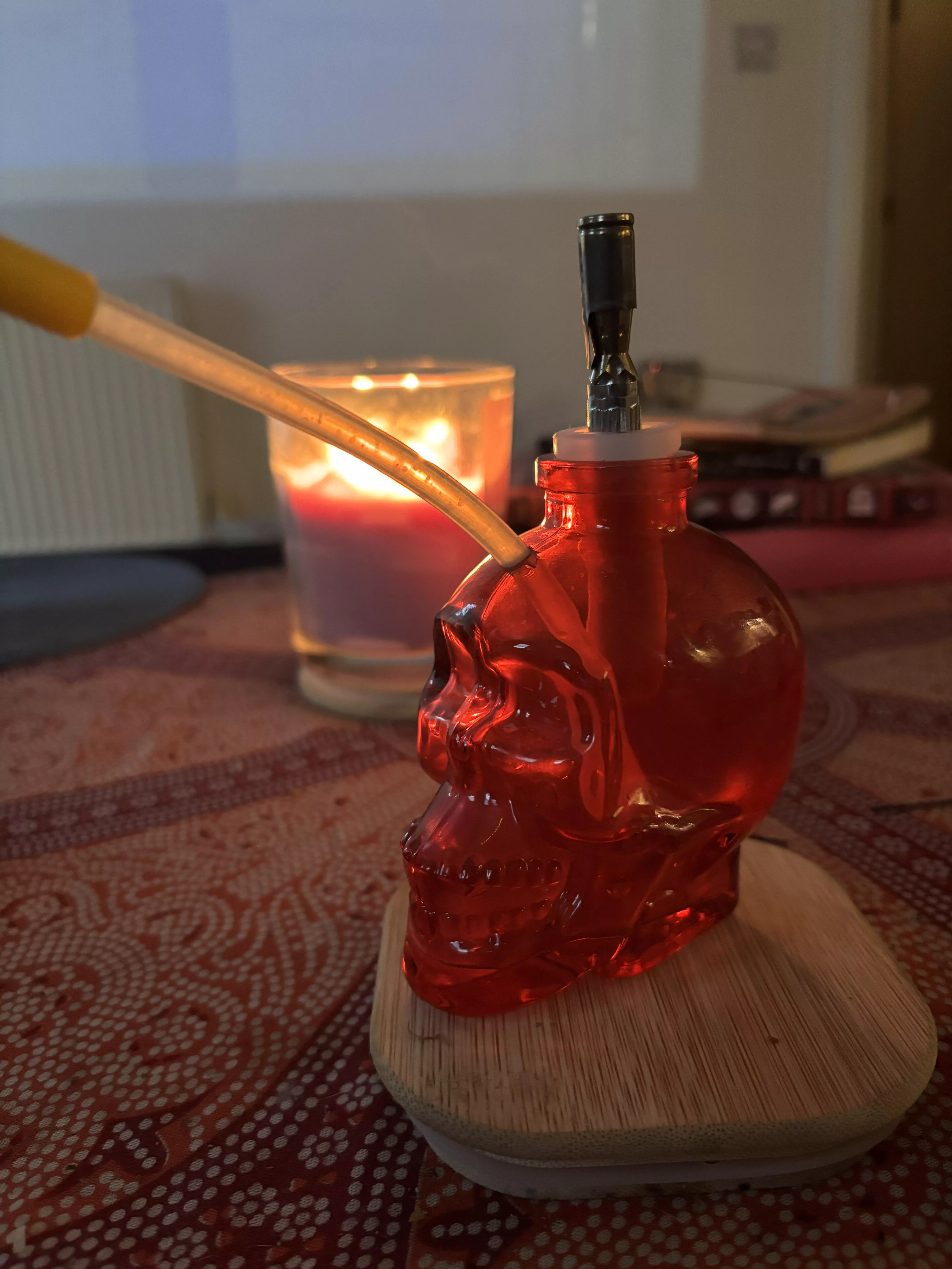 Smaller skull bubbler. 