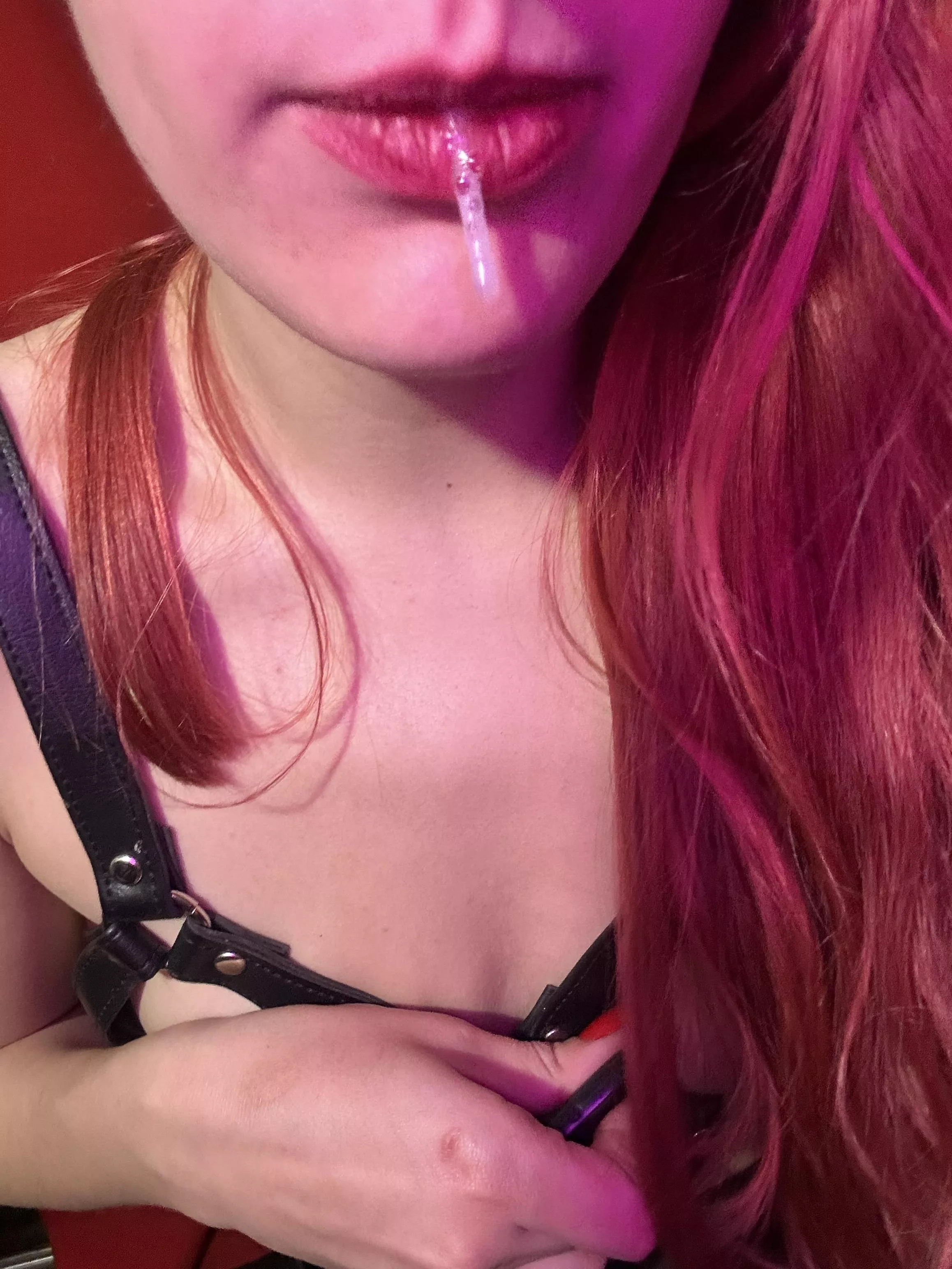 Spitting cum in your mouth