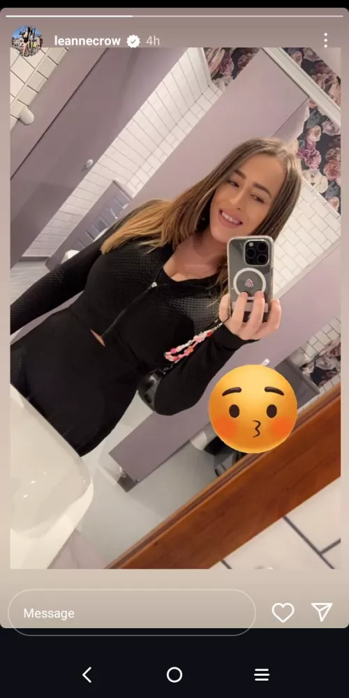 The latest pic of her from her IG story