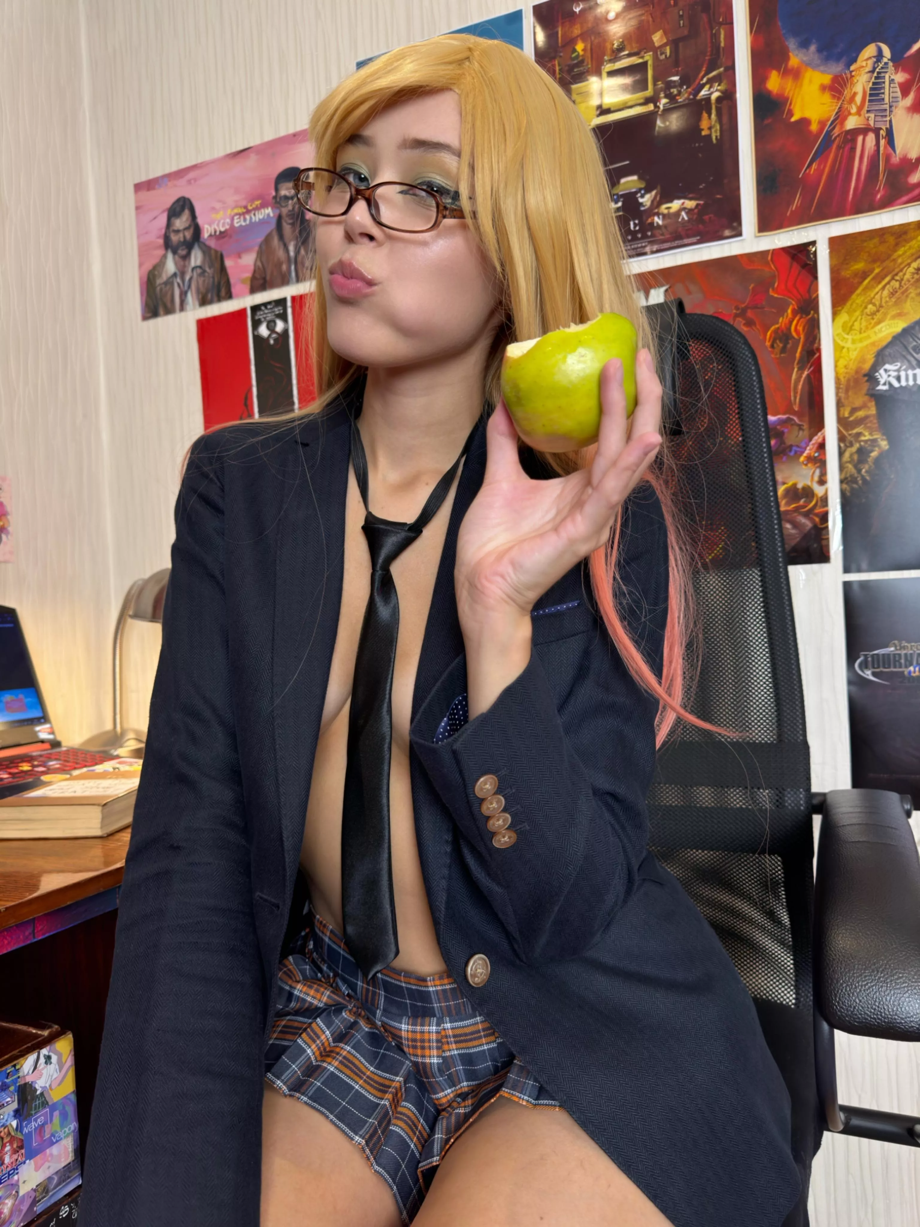 This skirt always brings me good luck, so I know I’ll crush the exam