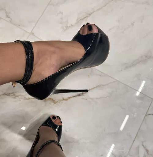 Thrilled to find out my black heels still fit