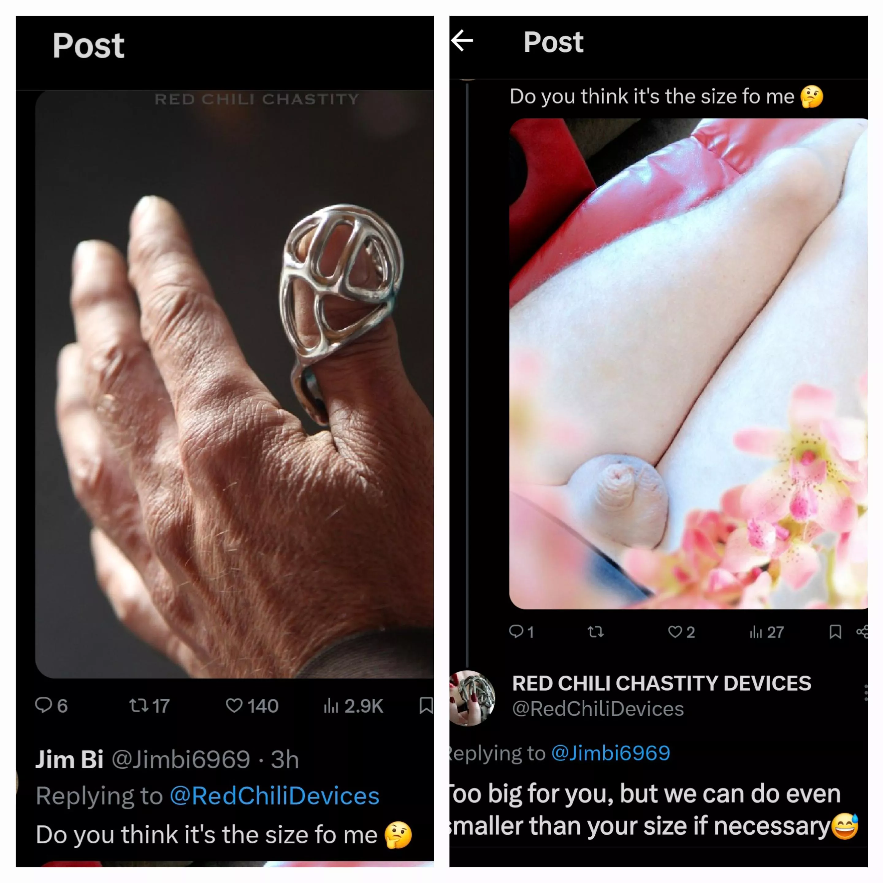 Tiny is good I'm so proud 