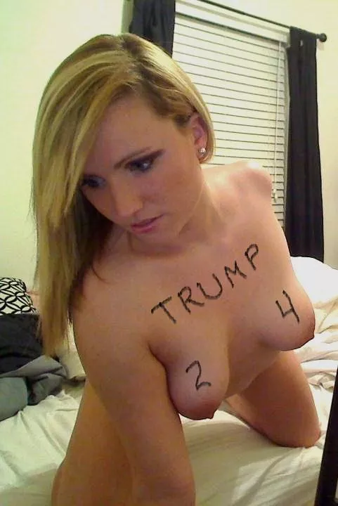 Tits out for Trump!!