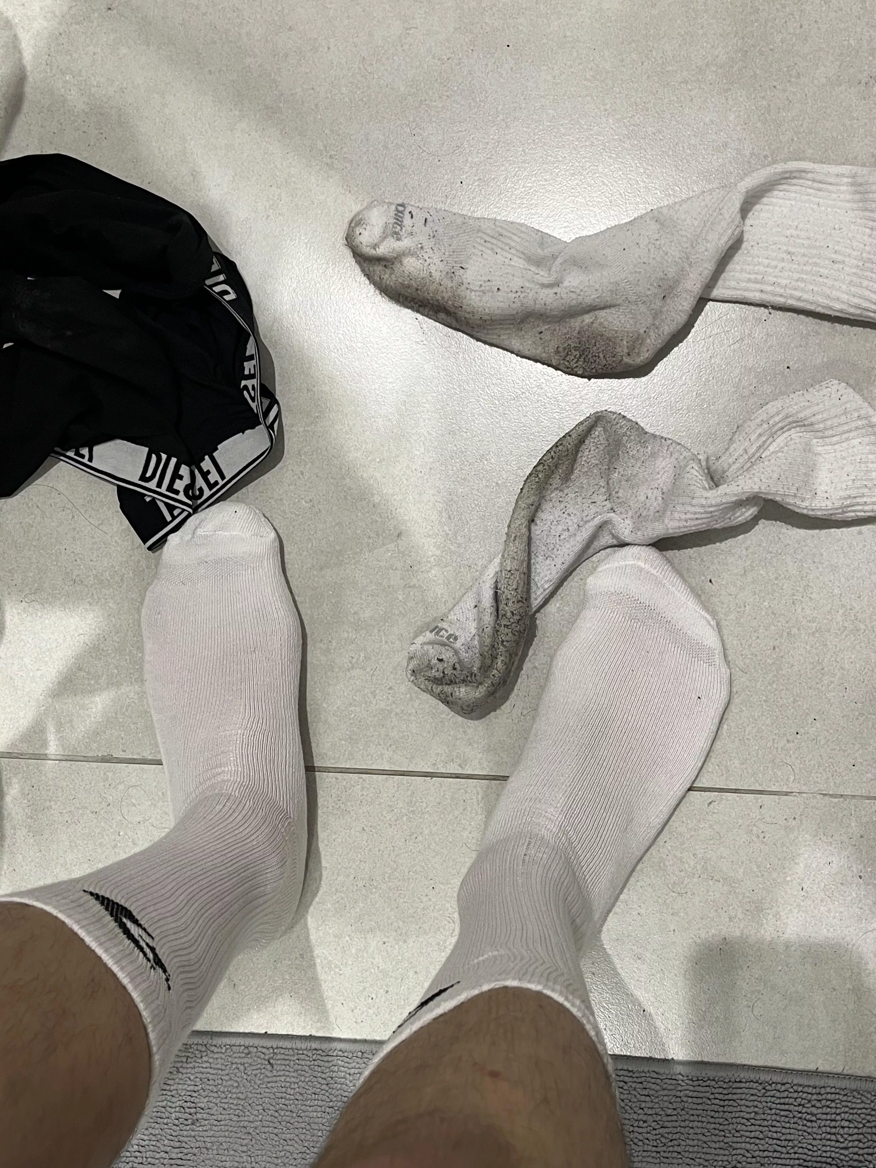 u don’t realise how dirty and stinky they’ve gotten till you put on a fresh pair