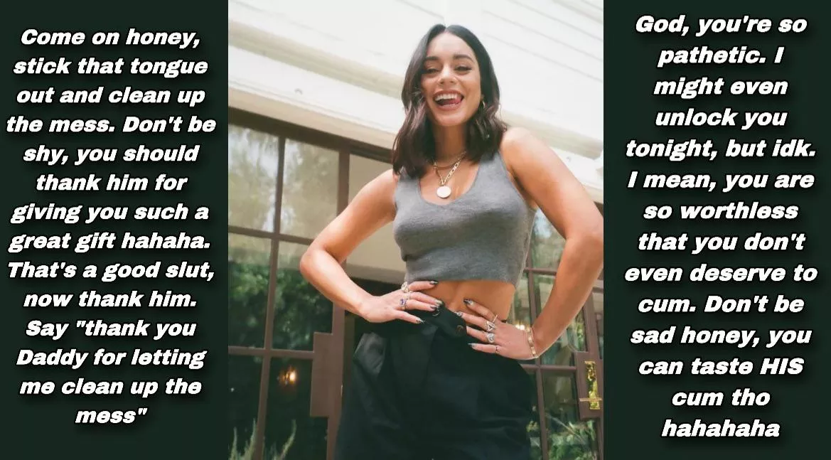 Vanessa makes you clean up the mess  Vanessa makes you clean up the mess