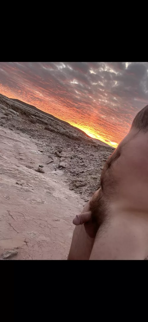 Watching the sun rise