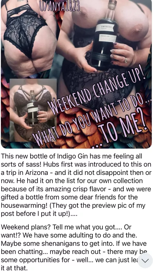 What do you wanna do… to me? 