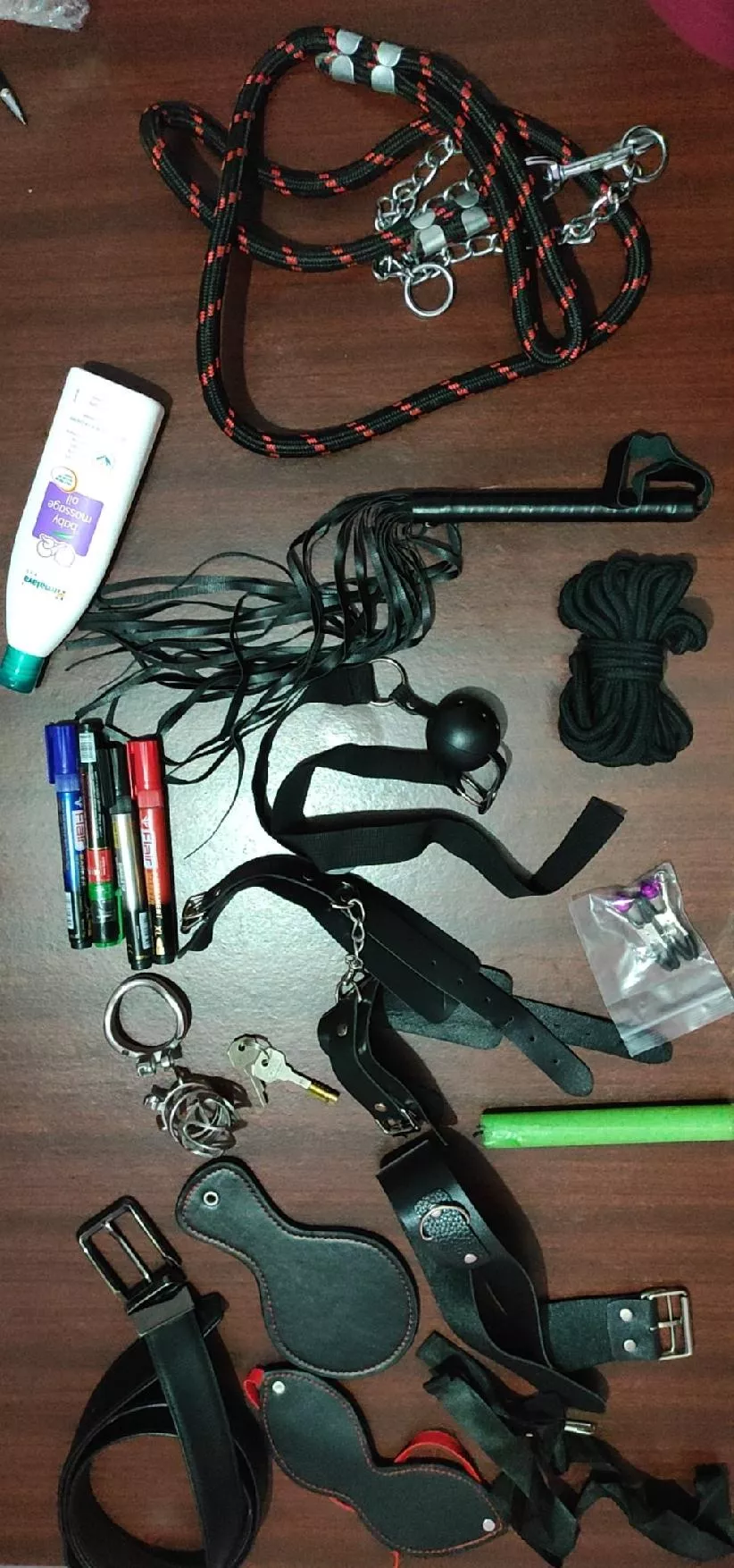 Which one would you like to use on me today?