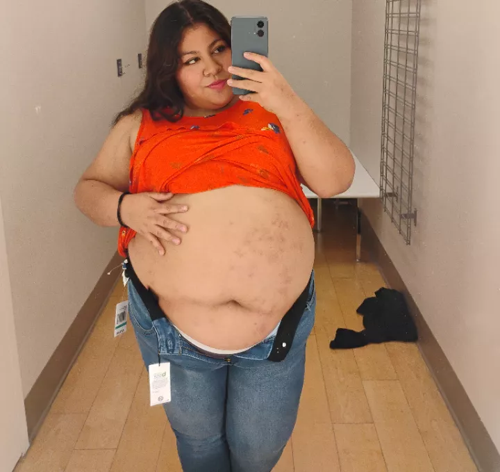 A huge, big, soft belly