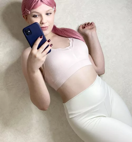 A perfect smile with a perfect body