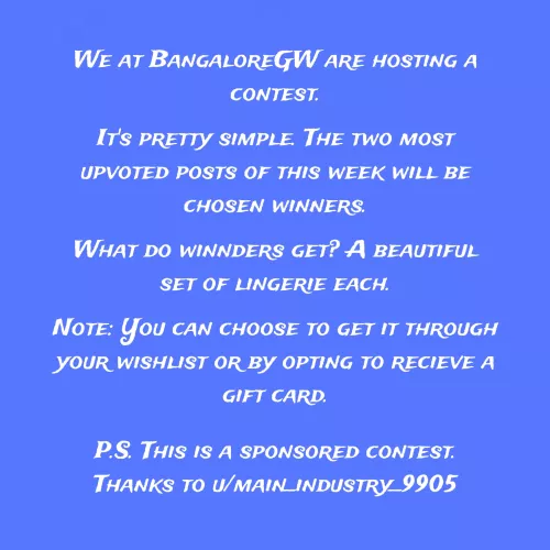 Announcement! Contest! 👙🎁