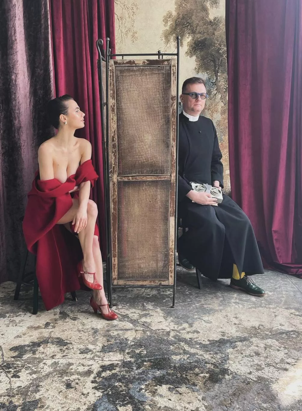 “Bless me Father… . …. ……”