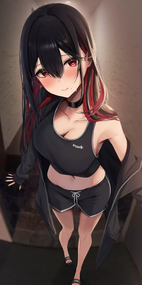 Cherry-Chan Exiting [Original]