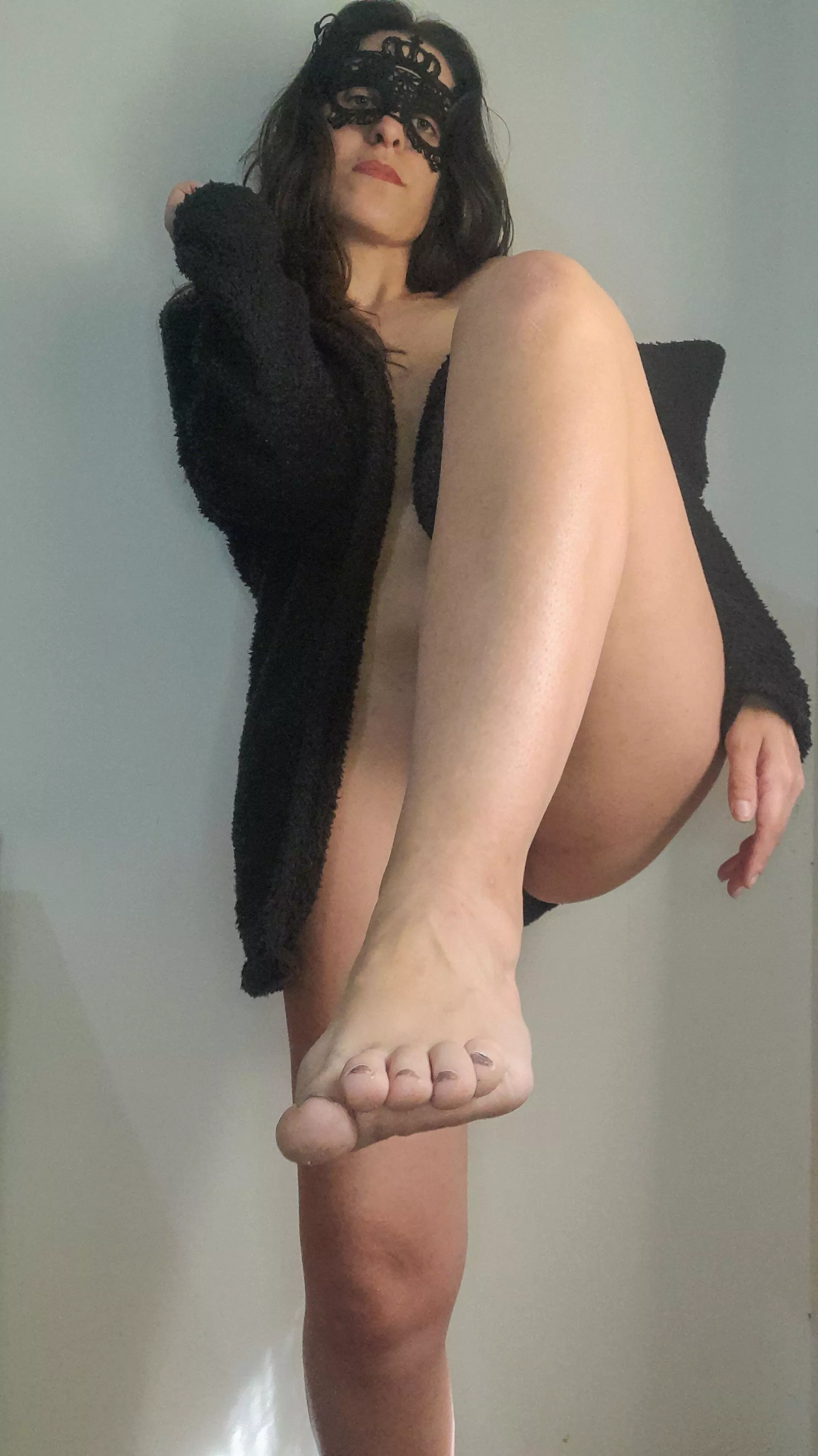 Come worship the feet of this goddess.
