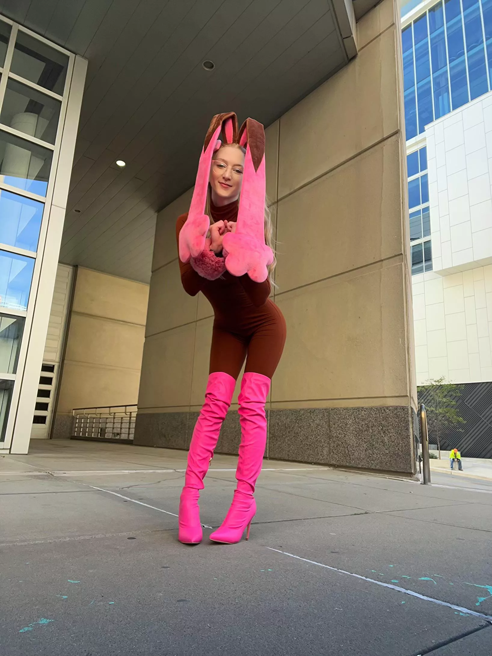 Cosplaying Lopunny (by blightbrat) 