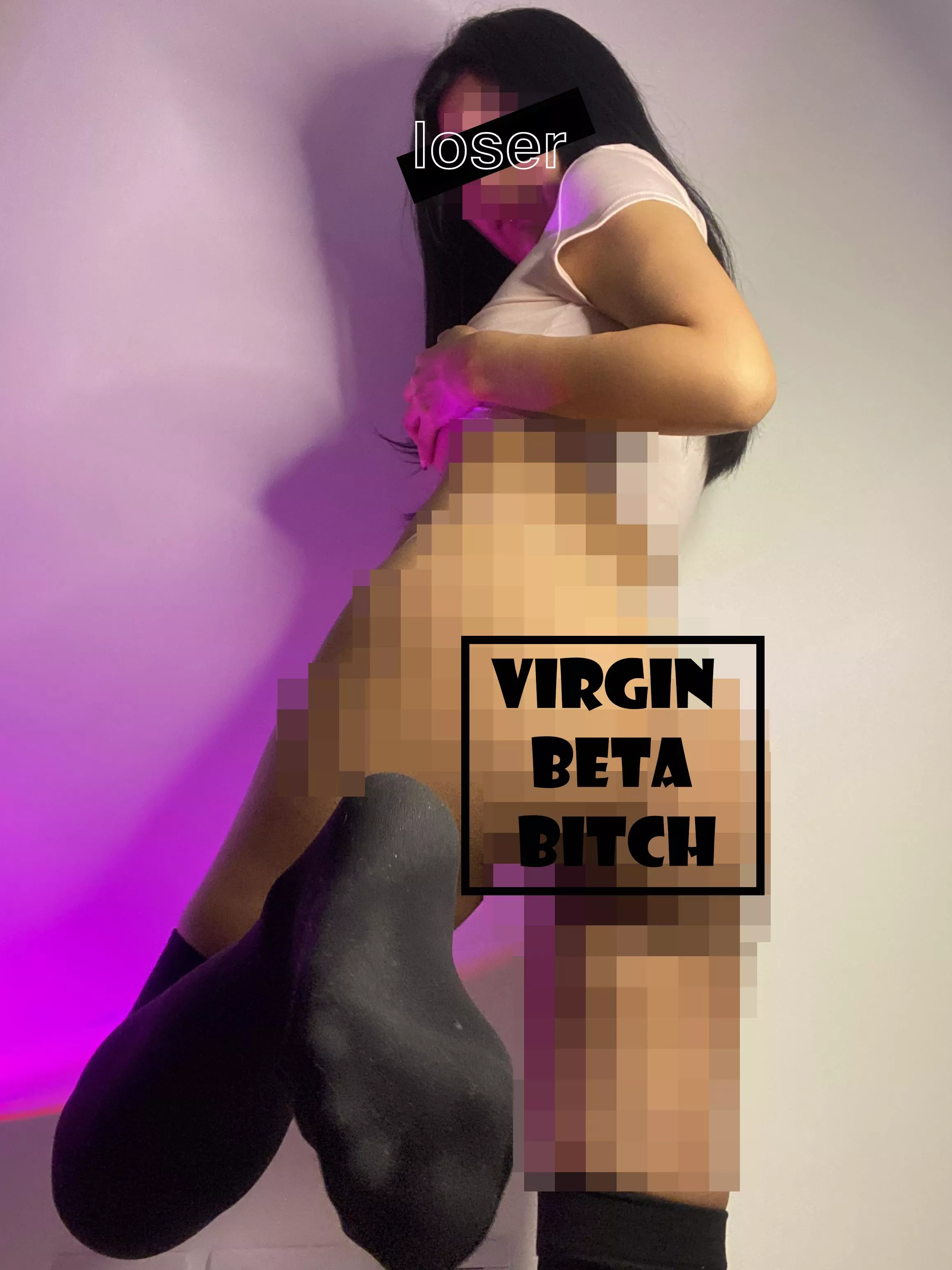 crawl to me and beg for my feet, loser.