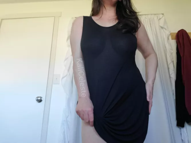 Do you want the dress on or off while I ride you?