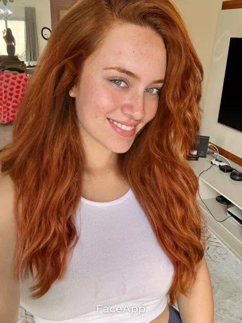 Freckles, smile and redhead 