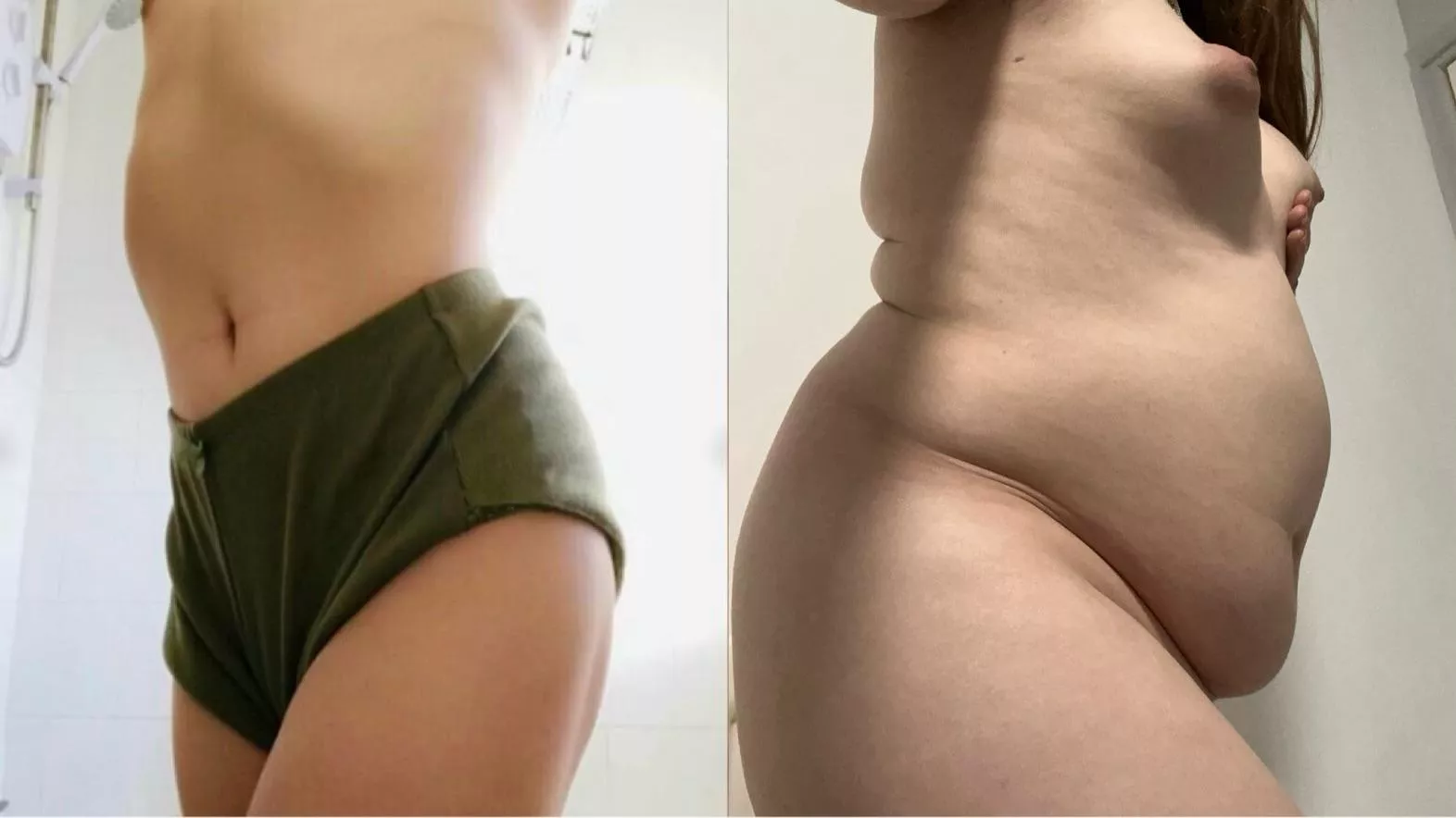 I use to be a slut who secretly judged larger women. But after 3 years of university binge drinking I became one of them. Guys don’t lust over me anymore and I haven’t been laid in a long time. But I get wet every time I see my body become more undes