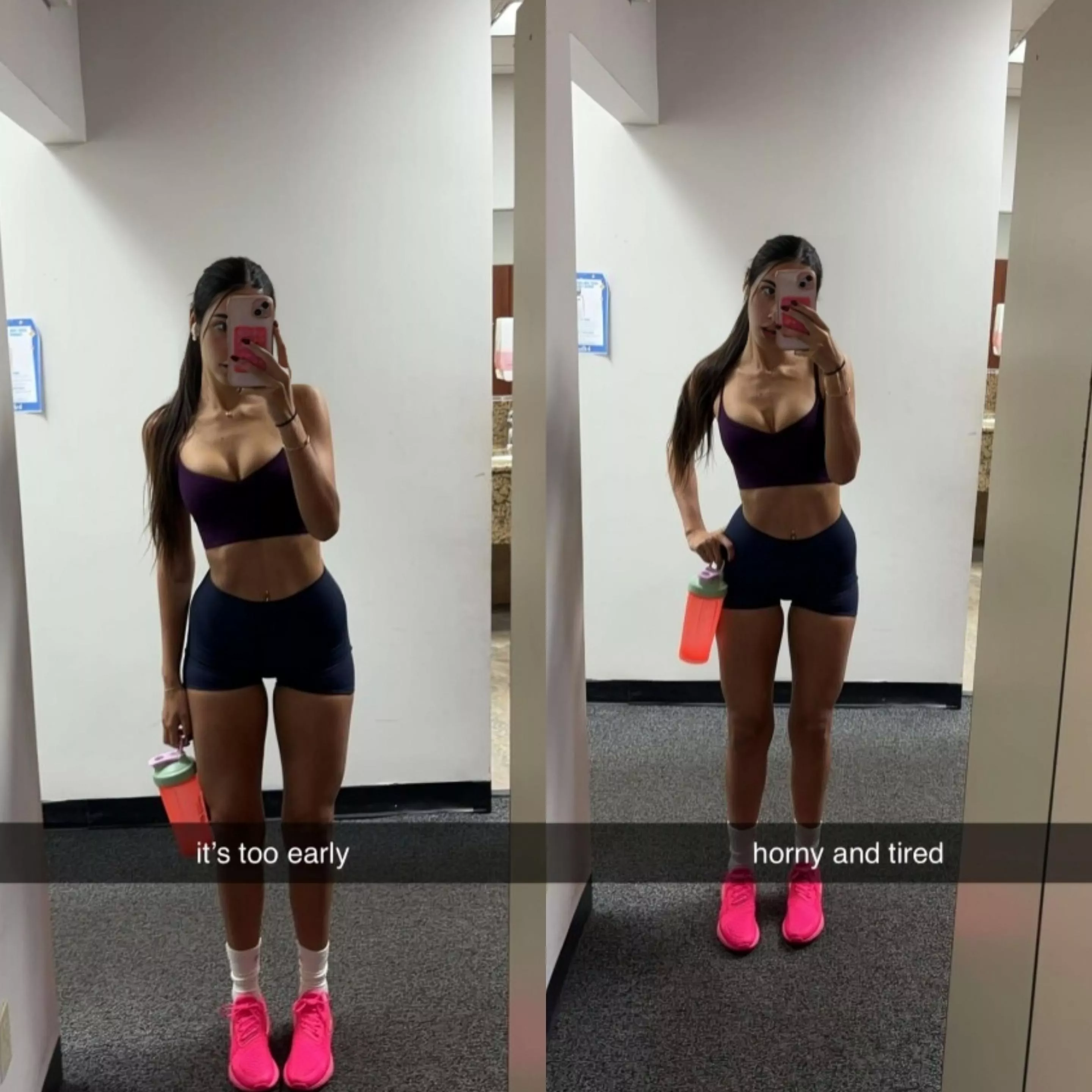 Izzy Baddie after gym