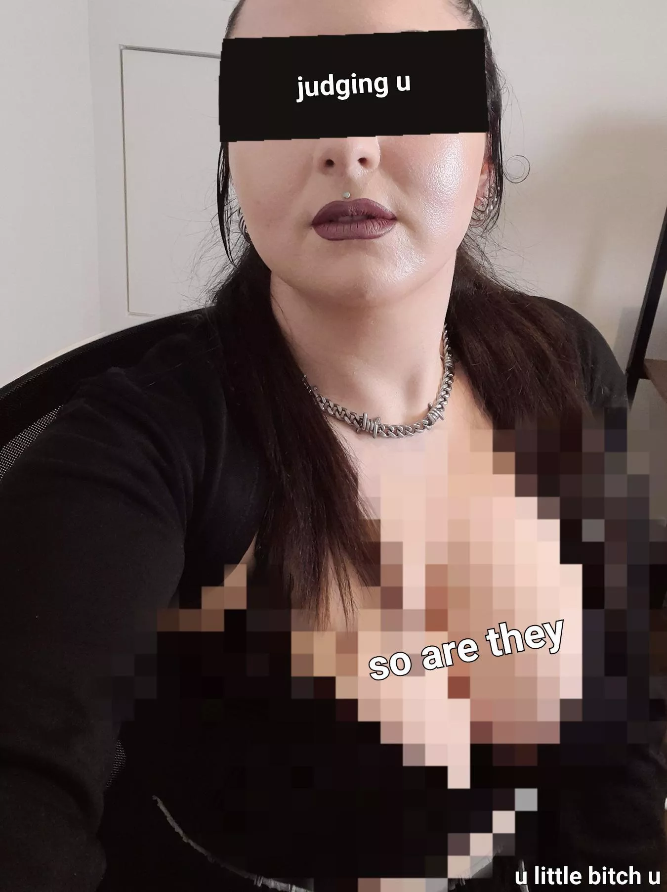 Just the fact that you get hard to this shit 