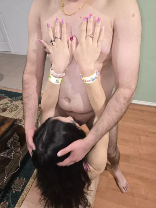 (MF) 32/31 She love to suck daddy brown cock