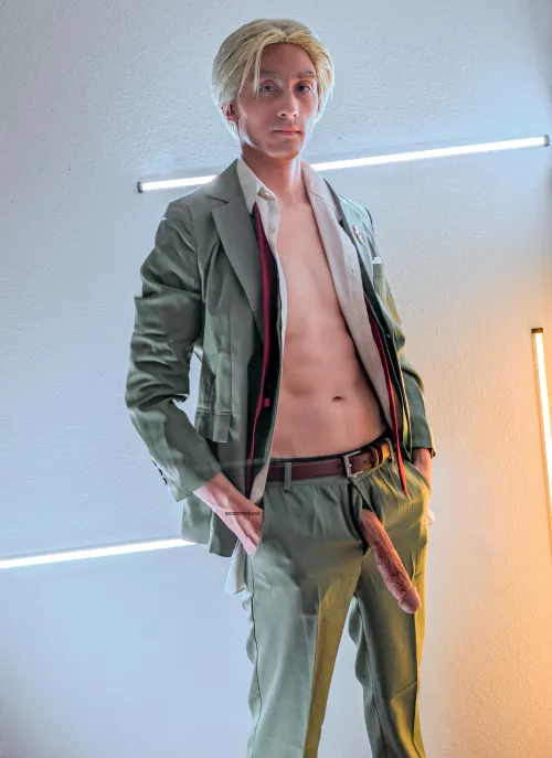 My half Filipino cock in Loid Forger cosplay 