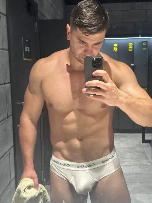 My tiny gym bulge 