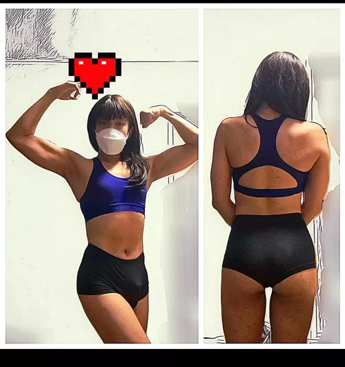 Not as big, but still pumping up.