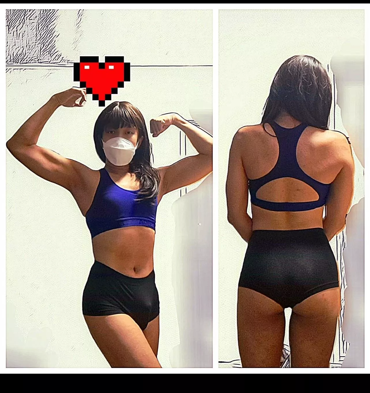 Not as big, but still pumping up.