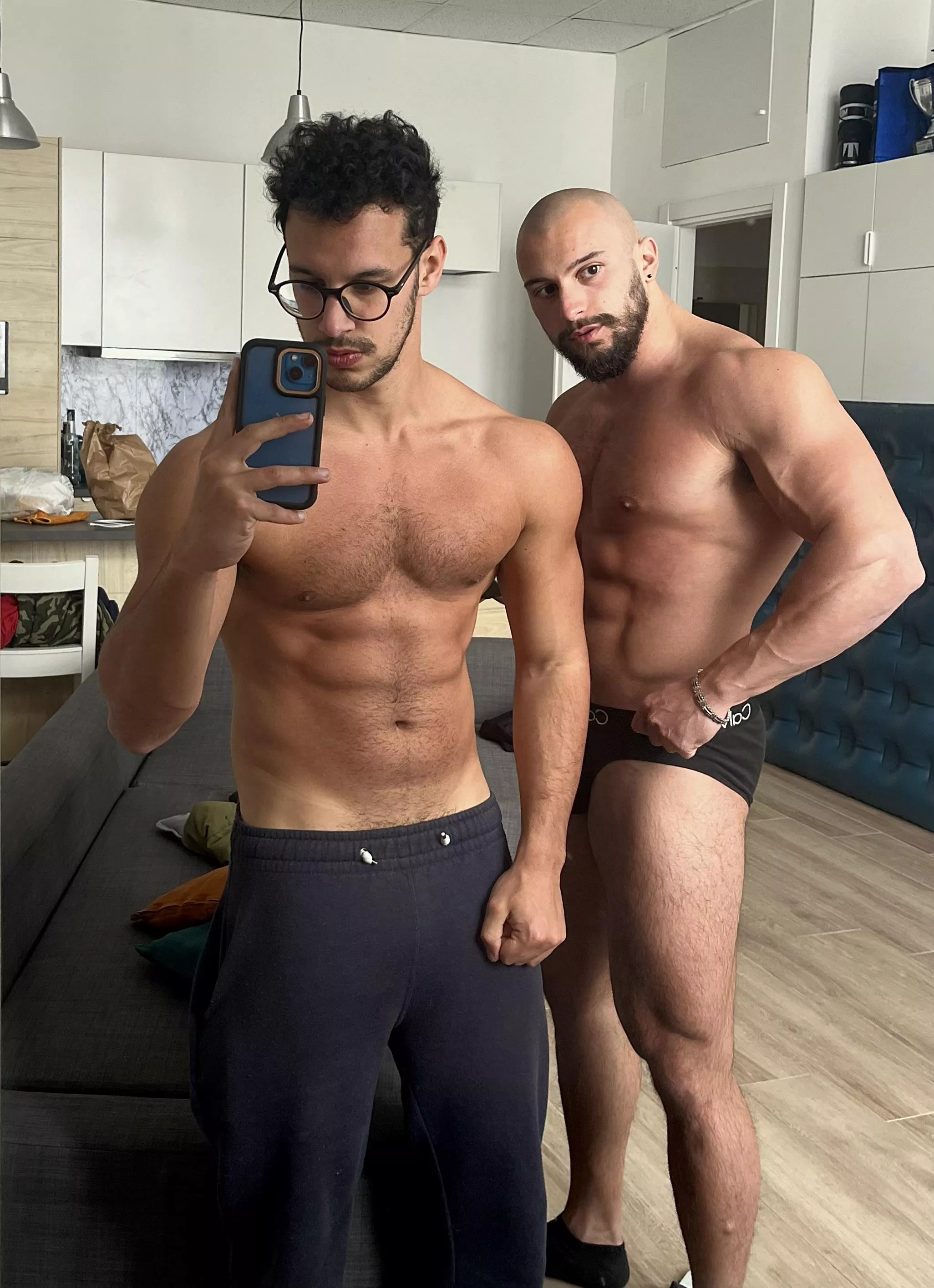 On your knees for us