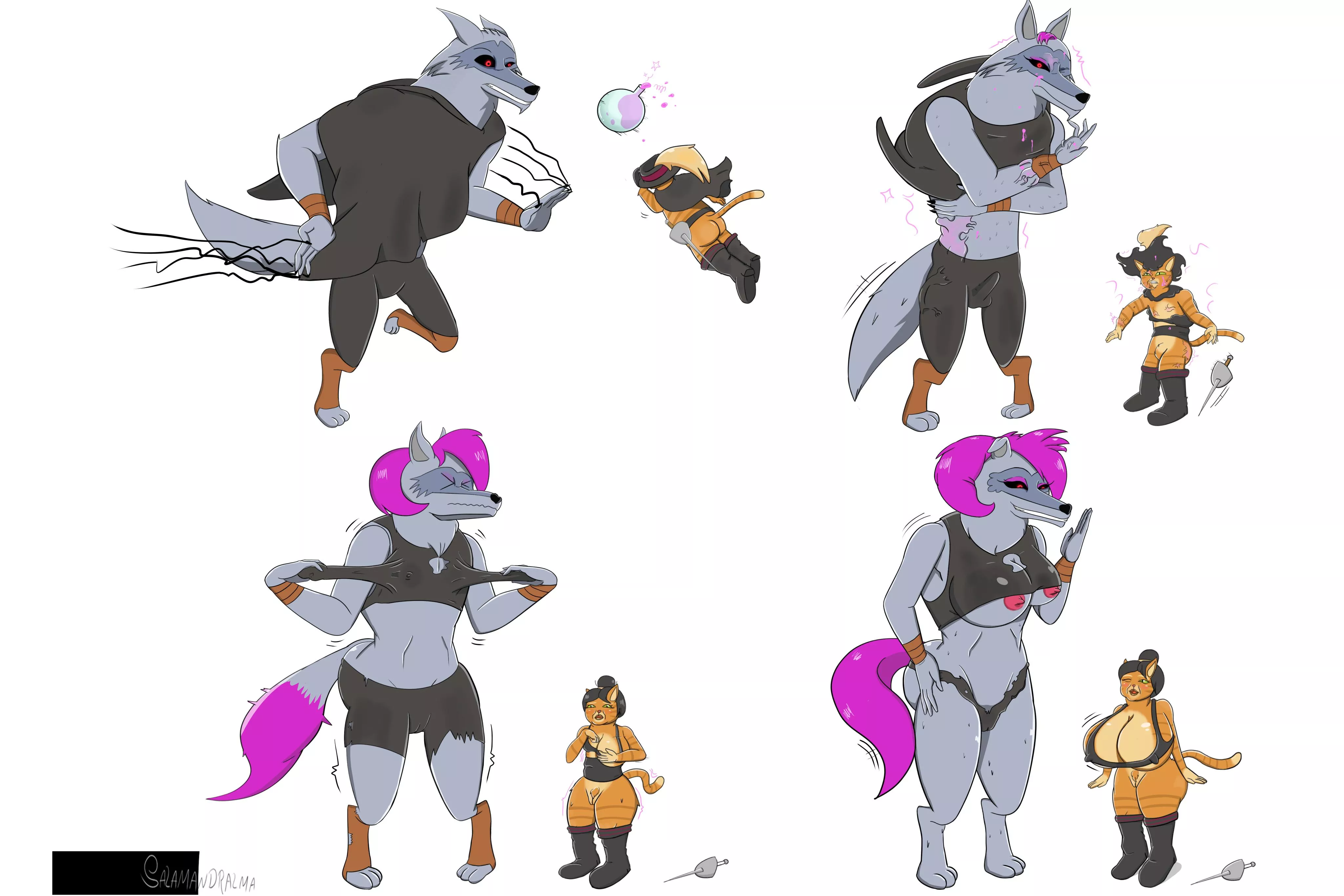 Puss in boot mtf by me (at someone else's request)