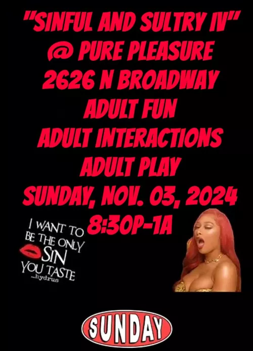 Sinful and Sultry Sunday (STL)